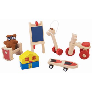 Plan Toys Fun Toys Set รุ่น 9711 ของเล่นสำหรับเด็กบ้านและเฟอร์นิเจอร์ ของแท้