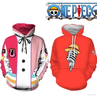 เสื้อกันหนาวแขนยาว มีฮู้ด ทรงหลวม พิมพ์ลายอนิเมะวันพีช Hobby ONE PIECE ขนาดใหญ่ แฟชั่นสําหรับผู้ชาย และผู้หญิง