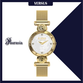 [ของแท้] Versus by Versace นาฬิกาข้อมือ ผู้หญิง รุ่น VERSUS SOL09-0016 SUNNYRIDGE WHITE DIAL SS BRACELET paurasia