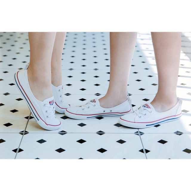 รองเท้าผ้าใบ Converse All Star Ballet Lace Ox - สีขาว