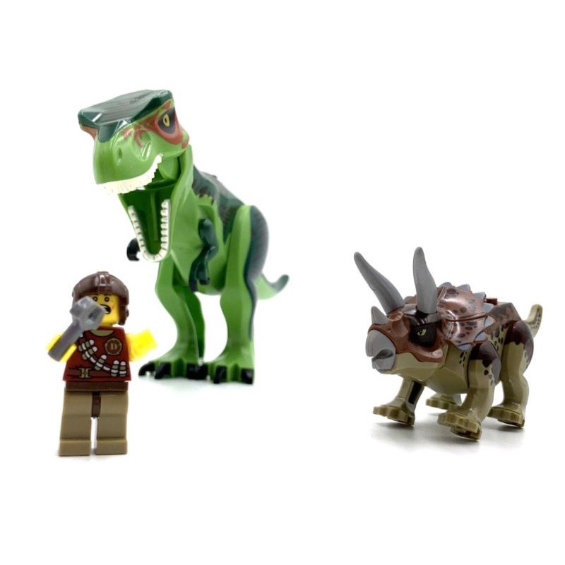 ตัวต่อ No 77028 ชุดไดโนเสาร์ ขยับหัว แขน ขาได้ มี 4 สีให้เลือก (ly) - รูปที่ 4