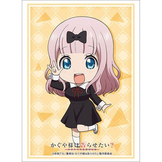 Bushiroad Sleeve Vol.2878 Kaguya-sama: Love Is War?"Chika Fujiwara" Mini Chara ver. ซองคลุมการ์ด WS,BF, MTG,RE [75ซอง]