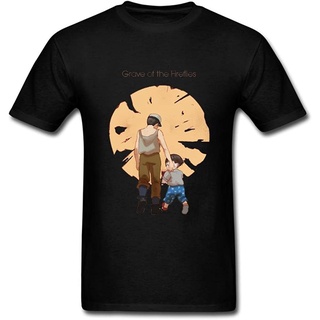 เสื้อยืดวินเทจเสื้อยืด พิมพ์ลายหิ่งห้อย Grave of The Fireflies แฟชั่นพรีเมี่ยม สําหรับเด็กผู้ชาย และเด็กผู้หญิง อายุ 1-1