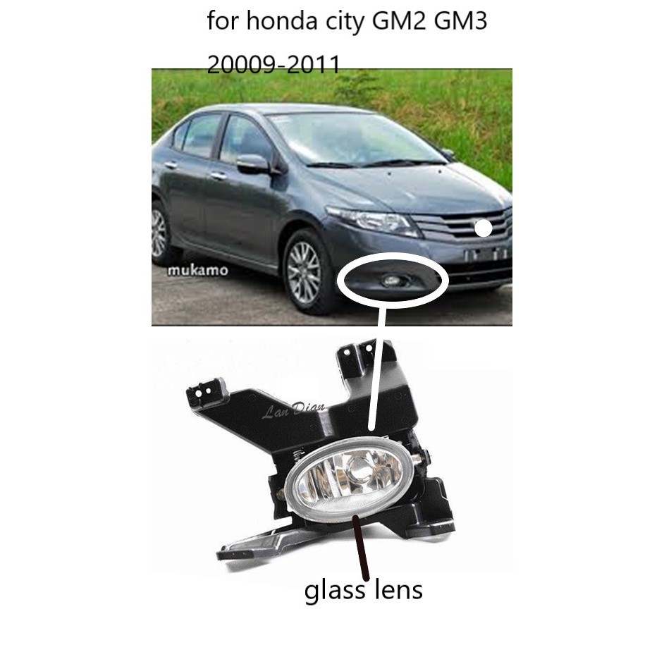 โคมไฟตัดหมอก ติดกันชนหน้า คุณภาพดี สําหรับ Honda City 2009 2010 2011 Gm2 Gm3 1.5L 1.8L L: 33900TM0T0