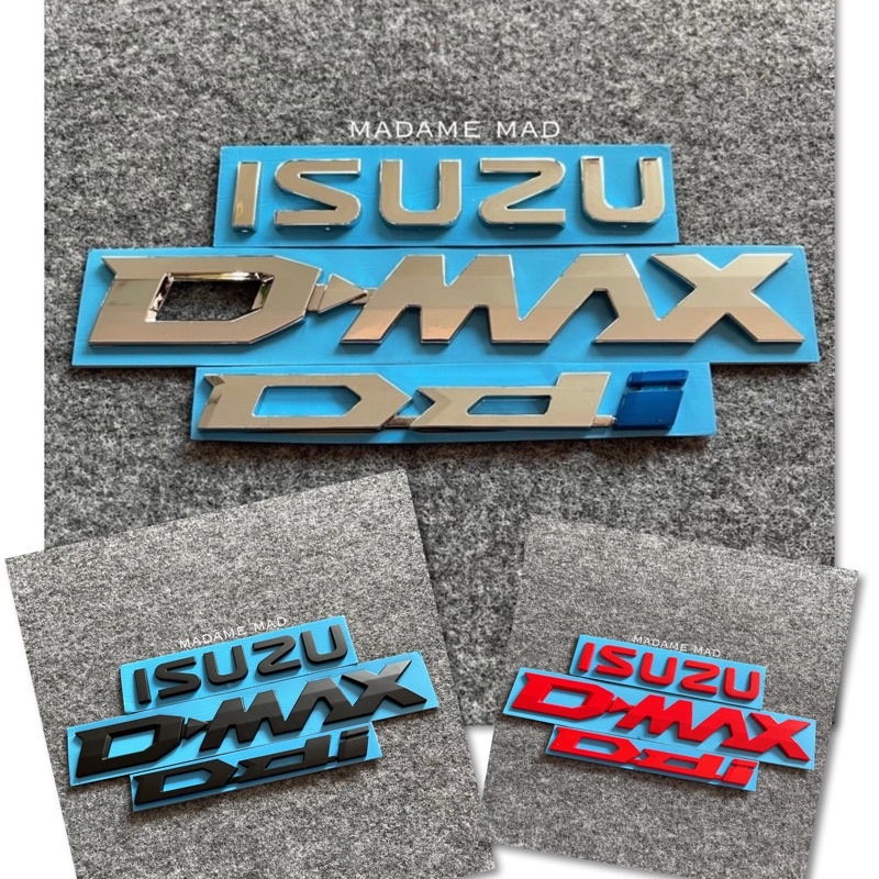 โลโก้ ISUZU D-MAX Ddi 2020-2024 (จำนวน 3 ชิ้น)