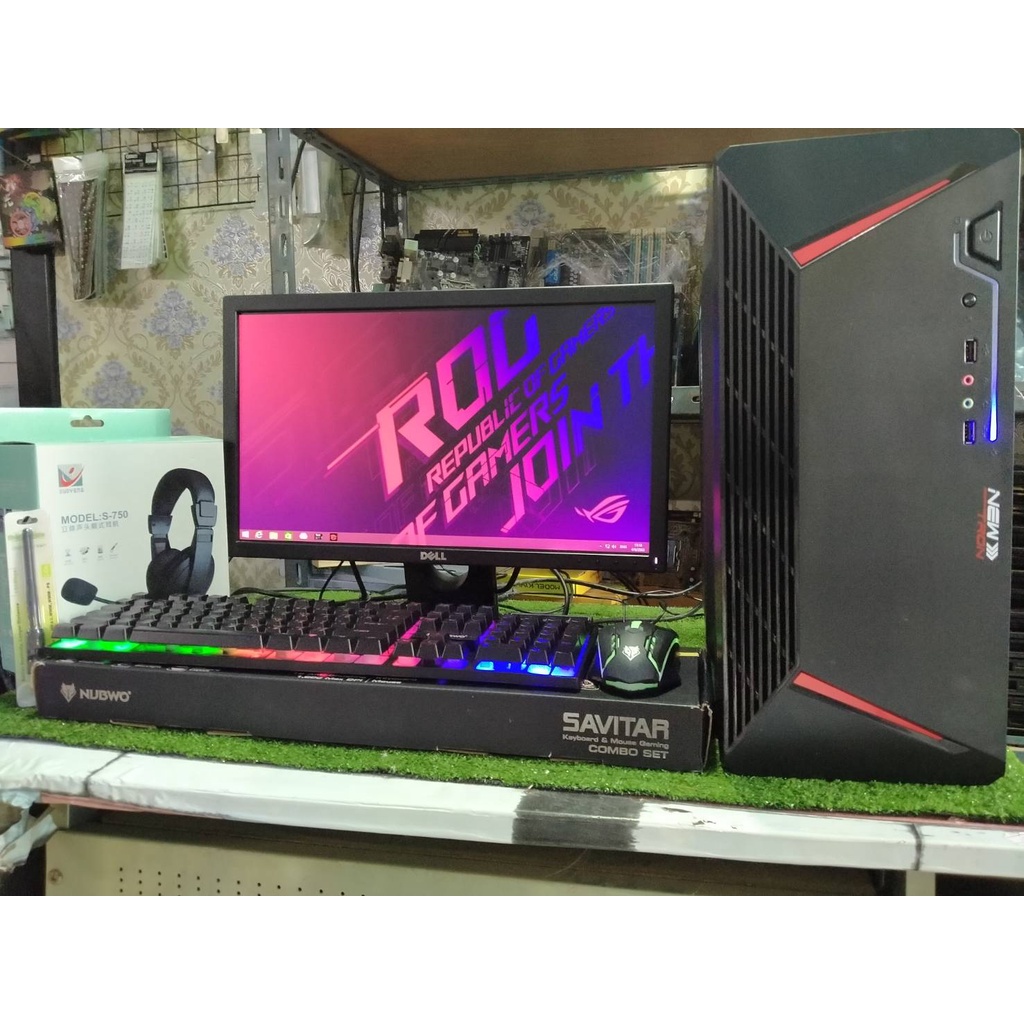 คอมSET core i5gen6 ram4 ssd120+hdd จอ 19 นิ้ว ของแถมล้นๆ พร้อมใช้งาน