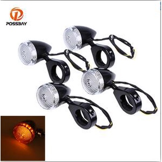 【ขายดี สไตล์】ไฟเลี้ยว LED 12V 39 มม. สําหรับรถจักรยานยนต์ สกูตเตอร์ Harley Sportster XL พร้อมส่ง