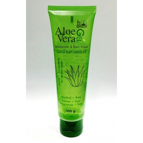 Aloe Vera Gel  เจลว่านหางจระเข้  ไม่มีแอลกอฮอล์ ไม่แต่งสี และกลิ่น ราคา ถูกที่สุด ดีลบีเคเค
