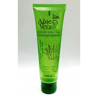 Aloe Vera Gel  เจลว่านหางจระเข้  ไม่มีแอลกอฮอล์ ไม่แต่งสี และกลิ่น
