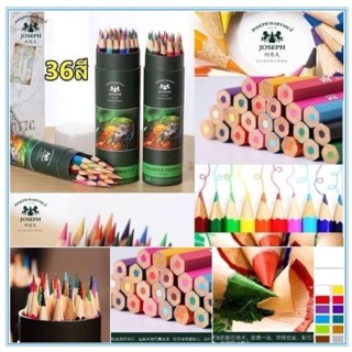 ดีนสอ สีไม้ 36 สี นิ่ม ลื่น ระบายง่าย เส้นคม