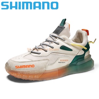 Shimano รองเท้าเดินป่า รองเท้าตกปลา กันลื่น กันน้ํา ระบายอากาศ ใส่กลางแจ้ง สําหรับผู้ชาย