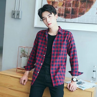 【M-3Xl】เสื้อเชิ้ตแขนยาวลําลอง ทรงหลวม ขนาดใหญ่ สวมใส่สบาย สไตล์เกาหลี แฟชั่นสําหรับผู้ชาย นักเรียน มี 3 สี