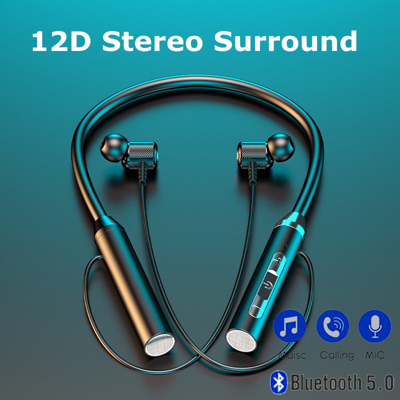 G01 ชุดหูฟังสเตอริโอบลูทูธ 5.0 แบบคล้องคอ