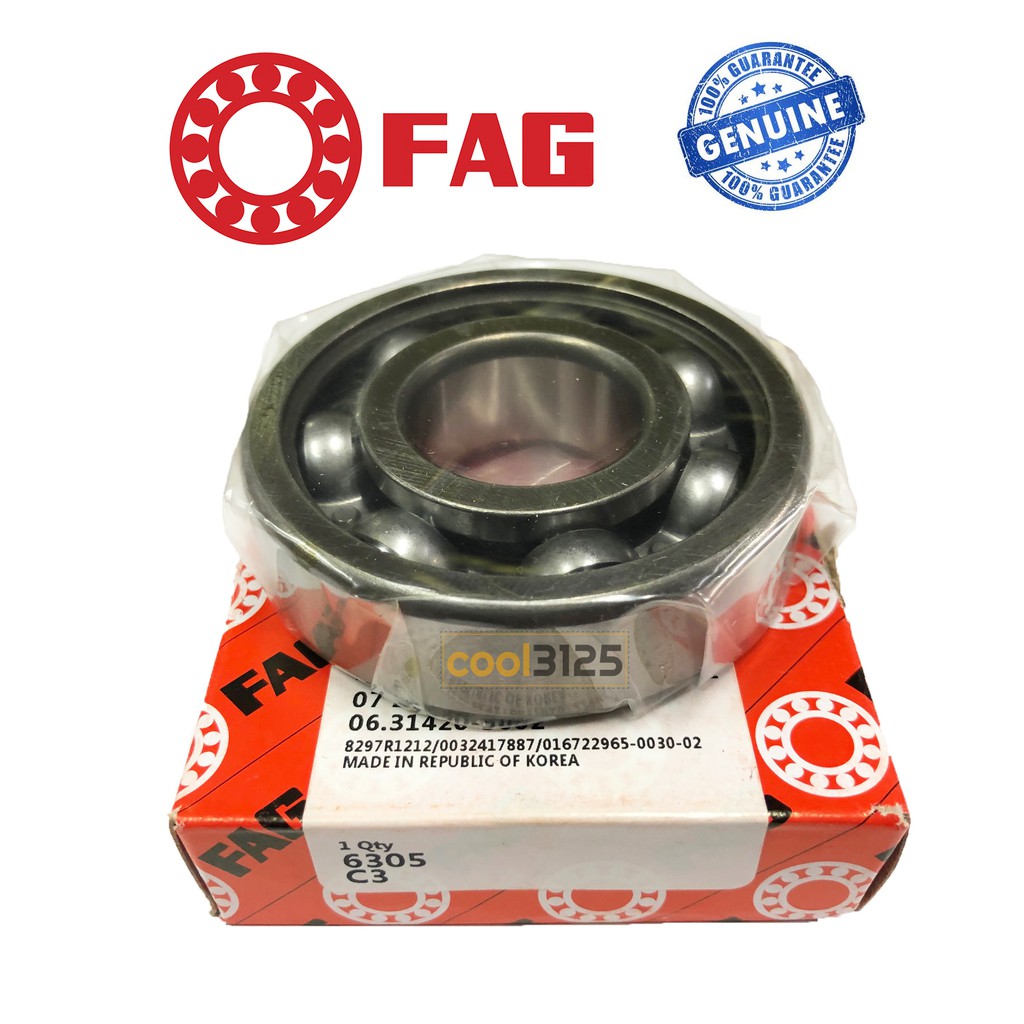 6305 C3 FAG BEARING 6305 CRANKSHAFT 6305 FAG