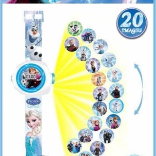 นาฬิกาโฟเซ่น Frozen เอลซ่า ฉายภาพได้