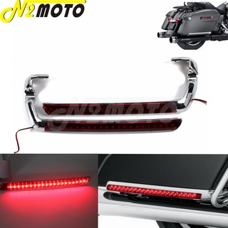 LED Motorcycle Saddlebag Side Maker Indicator Light For Harley Touring Road King FLHR FLHT FLTR FLHX 14-19 Taillight Acc