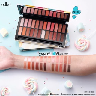 ใหม่🍭 ODBO CANDY LOVE EYESHADOW🍨🍨