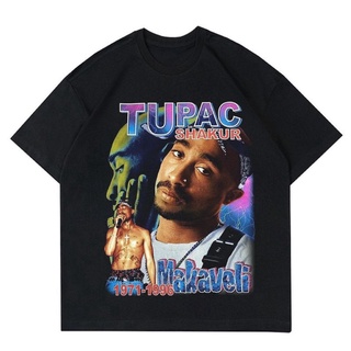 เสื้อยืด | ขนาดใหญ่ | เสื้อยืด ลาย Tupac SHAKUR | เสื้อยืดแขนสั้น ลาย MAKAVELLI 2 ชิ้น | Rap TEE OVERSIZE เสื้อผ้าผู้ชาย