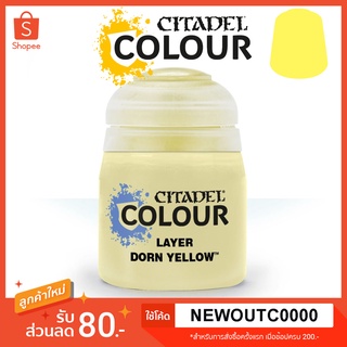 [Layer] Dorn Yellow - Citadel Colour สีอะคริลิคสูตรน้ำ ไร้กลิ่น ไร้สารพิษ