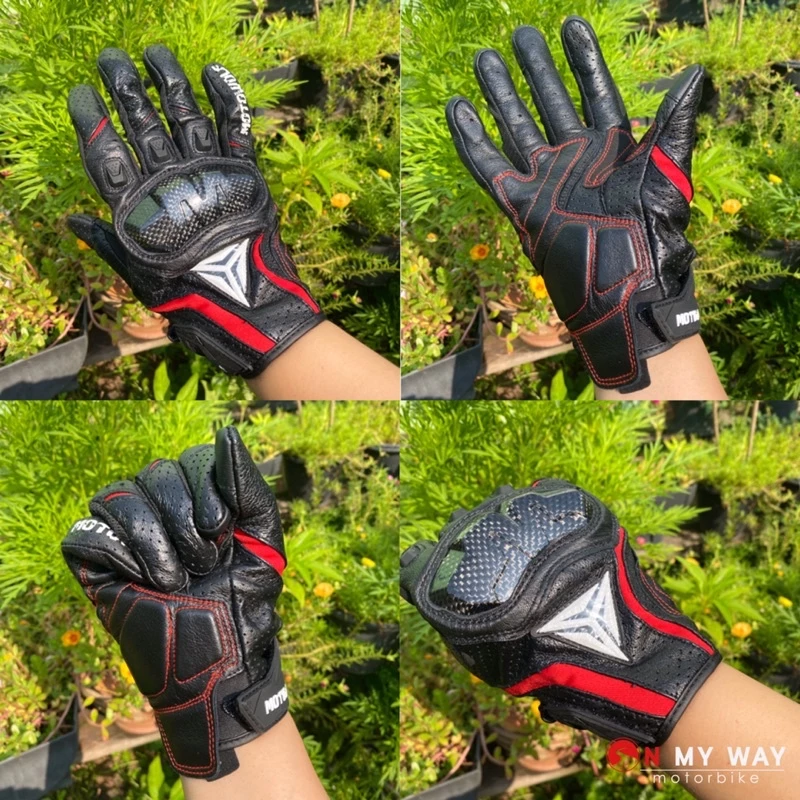 ถุงมือขับมอเตอร์ไซค์ข้อสั้น MOTOWOLF MDL0305 หนังแพะ ทัชสกรีนได้ thumbnail 8