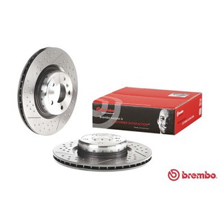 จานเบรคหลัง BMW SERIES 1 F20 F21 SERIES 2 F22 F23 SERIES 3 F30 F31 F34 SERIES 4 F32 F33 F36 2012- 345MM BREMBO /ชิ้น