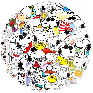 ❉ Snoopy - Series E PEANUTS Cartoon สติ๊กเกอร์ ❉ 50Pcs/Set DIY Fashion Luggage Laptop Skateboard Decals Doodle สติ๊กเกอร์