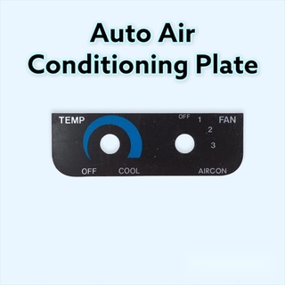 แผ่นป้าย แผงหน้าปัดแอร์ auto air-conditioning plate