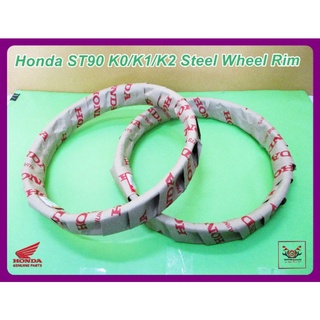 HONDA ST90​ K0K1K2 STEEL WHEEL RIM "GENUINE PARTS" 16" (2 PCS.) // วงล้อเหล็ก  ของแท้ ขอบ 16 (2 วง) รับประกันคุณภาพ