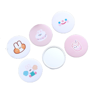 โปรโมชั่น : ส่งไว ส่งทุกวัน ♡︎ รหัส P3 ♡︎ กระจกพกพา กระจกพกพาคละ  ลายตามภาพเลื่อนดูได้คะ 