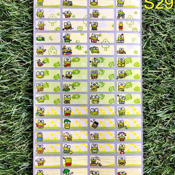 🎀สติ๊กเกอร์ชื่อกันน้ำ🎀 ลาย #S29