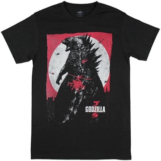 เสื้อยืดวินเทจ100%cotton เสื้อยืดผู้ชายแฟชั่น Mens Godzilla T-Shirt men เสื้อ ยืด ผู้ชาย คอกลม โอเวอร์ ไซส์S-5XL