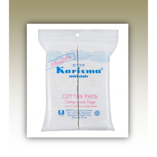 สำลีแผ่นรีดข้าง Karisma 100 แผ่น ผลิตจากฝ้ายบริสุทธิ์แท้ 100% ค่ะ &gt;&lt;