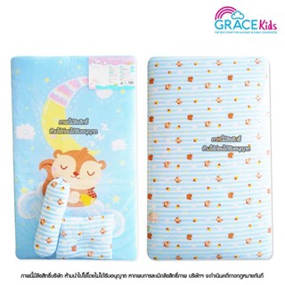 Grace kids ที่นอนเด็ก ใยสังเคราะห์ ลาย Squirrel and Moon [6x60x100 ซม.]