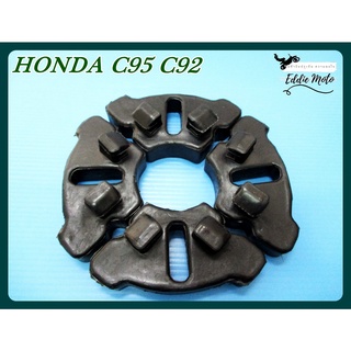 HONDA C95 C92 ABSORBER REAR WHEEL HUB SET (4 PCS.)  // ยางกันกระชาก ยางดุมหลัง (เซ็ท 4 ชิ้น) สินค้าคุณภาพดี