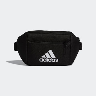 Adidas กระเป๋าคาดเอว รุ่น adidas black logo waist bag (ED6876)