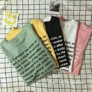 T-shirts Letter