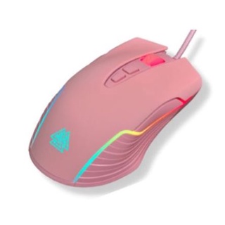 EGA TYPE M5 Gaming Mouse สีชมพู