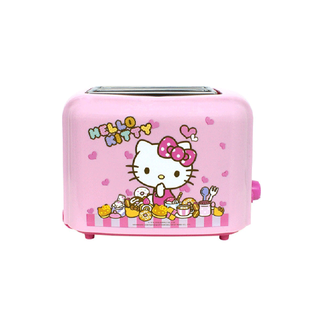 GALAXY เครื่องปิ้งขนมปังพิมพ์ลายคิตตี้ Hello Kitty รุ่น KW-123