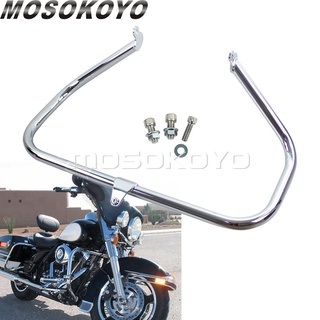 MD-Chrome Motorcycle Engine Guards Protection Crash Bar สำหรับ Harley Trike 2009-Later Touring Electra Street Glide FLH