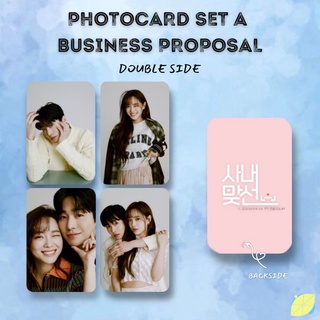 [SET] โฟโต้การ์ด PC A BUSINESS PROPOSAL KDRAMA KOREA AHN HYOSEOP KIM SEJEONG FANKIT