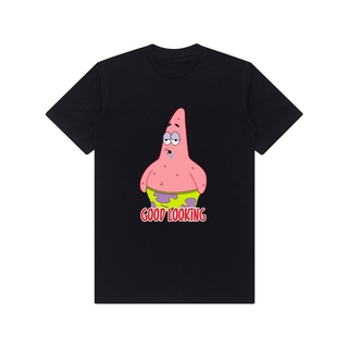 เสื้อยืดผ้าฝ้าย Good LOOKING PATRICK เสื้อยืด / เสื้อยืด Distro / เสื้อยืดสกรีนลายการ์ตูน / เสื้อยืดการ์ตูน Meme / เสื้อ