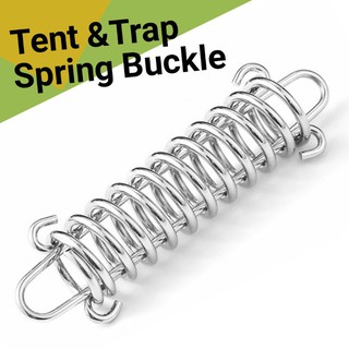 ราคาสปริง กันกระชาก สำหรับ เต้นท์ Tarp ฟรายชีท Tent Spring Buckle