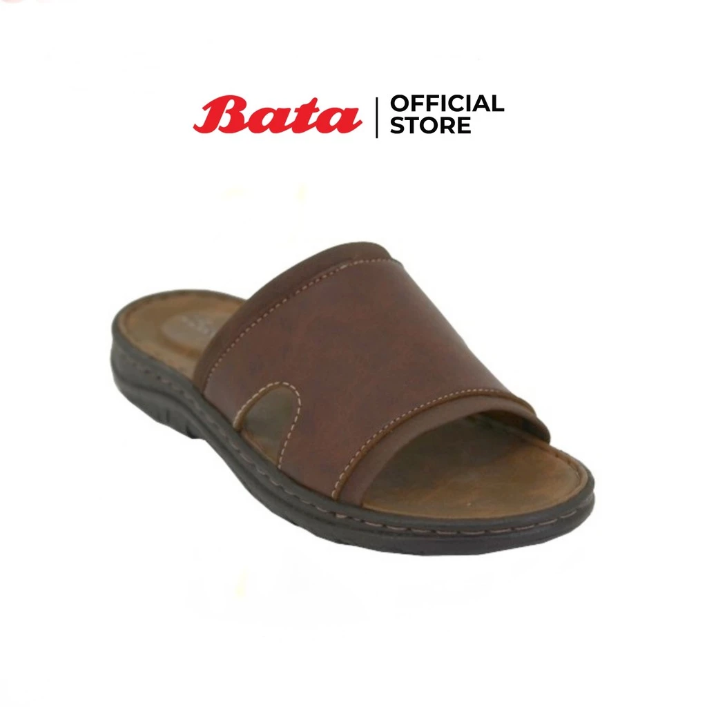 *Best Seller* Bata MEN SUMMER รองเท้าแตะลำลอง NEO-TRADITIONAL แบบสวม สีน้ำตาล รหัส 8614172