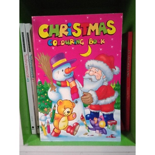 CHRISTMAS COLOURING BOOK หนังสือมือสอง