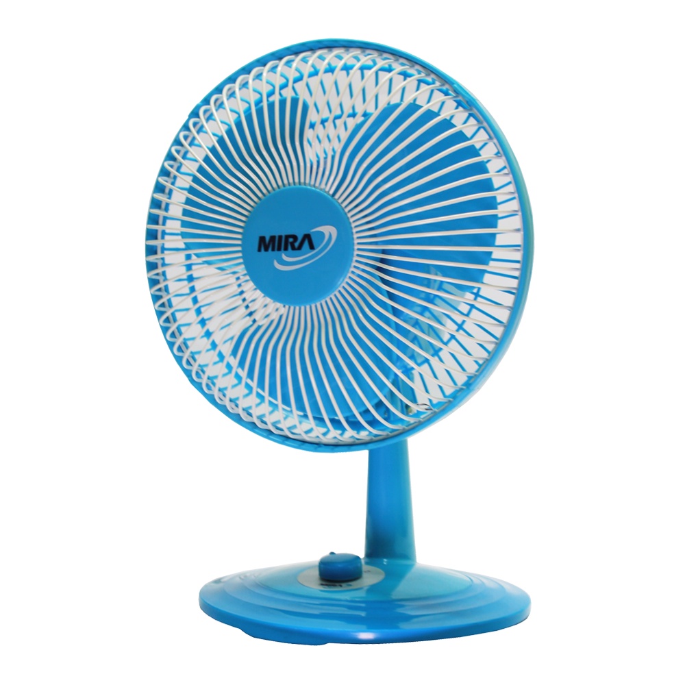 MIRA พัดลมตั้งโต๊ะ ขนาด 8 นิ้ว M-28 สีฟ้า