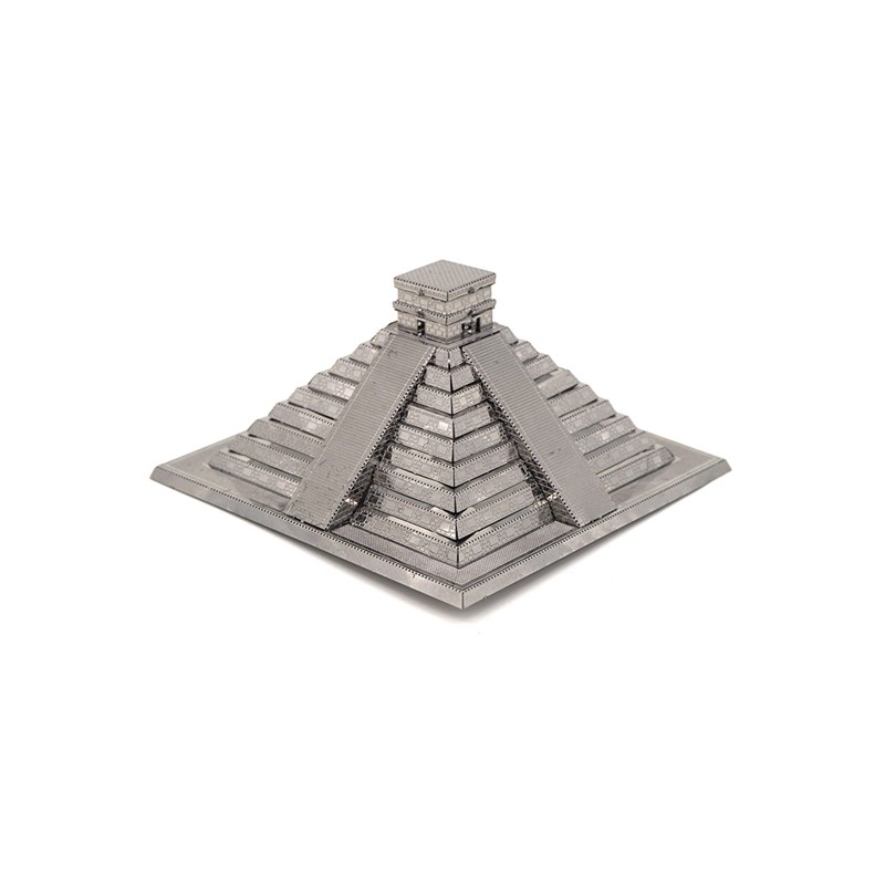 Maya Pyramid 3D Metal Assembly Model - Chichen Itza