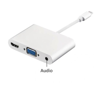 Type C to HDTV VGA Audio