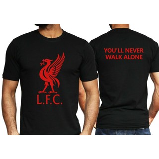 เสื้อยืดผ้าฝ้ายพิมพ์ลายเสื้อยืดลายทีมฟุตบอล liverpool แฟชั่น S-4XL