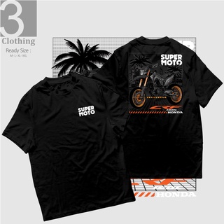 Supermoto CRF KLX WR D TRACKER INDONESIA เสื้อผ้าคุณภาพพรีเมี่ยมล่าสุดSize S-5XL