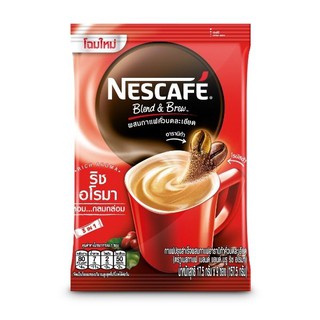 Nescafe เนสกาแฟ เบลนด์ แอนด์ บรู กาแฟปรุงสำเร็จ ริช อโรมา 17.5 กรัม x 9 ซอง